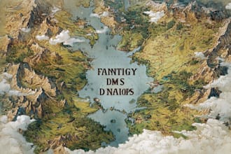 draw a professional fantasy map for your book or ttrpg world