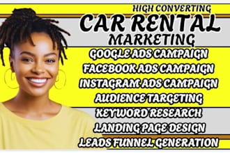 car rental marketing car rental leads car rental ads car rental booking leads