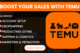 setup temu shop temu product listing tiktok ads tiktok shop temu seller account