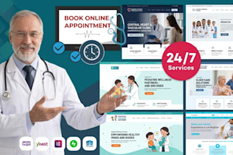 design a professional medical, dental, or healthcare wordpress website
