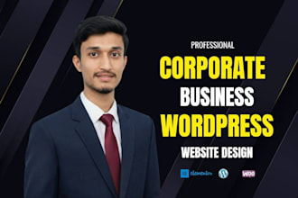 design corporate, business or ecommerce website in wordpress