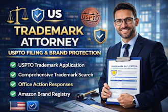 be your US licensed attorney for your trademark application
