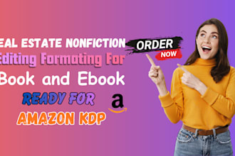 do real estate nonfiction book and ebook ghostwriting on any topic