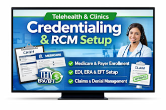 do provider credentialing, enrollment, and medical billing rcm services