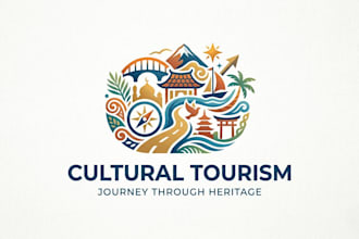 design a unique and vibrant cultural tourism logo