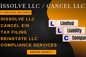 dissolve US llc, dissolve new mexico, wyoming llc, cancel ein , reinstate llc