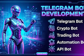 build telegram crypto bot automation web bot ai integration group management bot