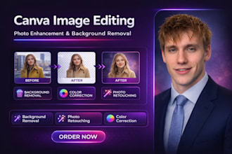 edit canva images, canva photo enhancement and canva image design professionally