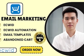 setup ecwid email automation email templates abandoned cart email marketing