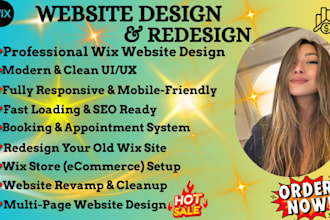 wix website redesign wix website design and redesign update wix website lovable