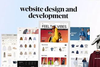 create a morden ecommerce with admin panel