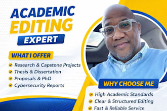 edit your cybersecurity thesis and reports