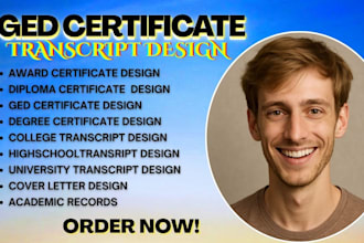design university high school transcript ged diploma college certificate