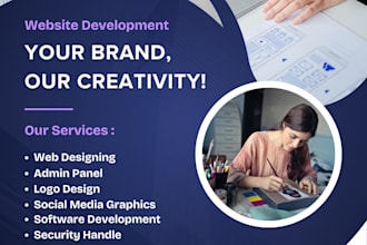 develop websites or admin panels