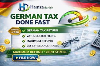 file your german tax return, vat and elster fast with maximum refund