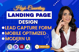 design high converting landing page in elementor pro clickfunnels divi avada