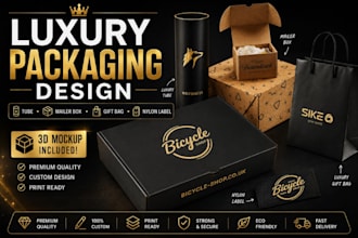 design luxury tube packaging product packging mailer box mailer gift nylon label