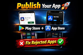 fix, customize and publish your ai generated app to play store and app store