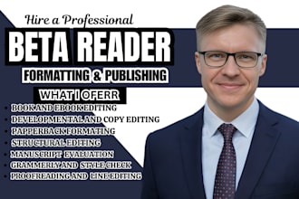 beta read your fantasy, science fiction, novel for compelling story and plot