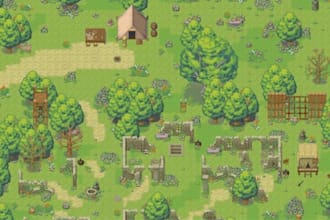 create detailed 2d maps for games, fantasy maps, 2d map environments