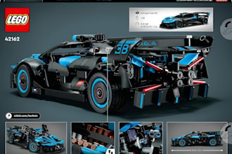 create 3d car lego moc custom set with building instructions and bricklink file