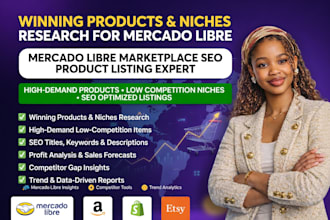 do winning products niches research for mercado libre marketplace SEO listing