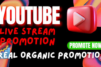 promote your youtube live stream with google ads facebook organic twitch viewers