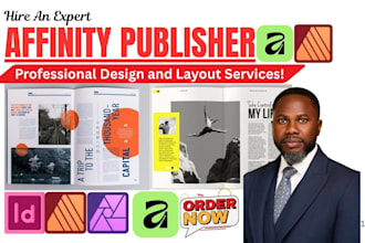 create a professional affinity publisher layouts