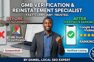 fix google business profile verification gmb reinstate and create gmb profile