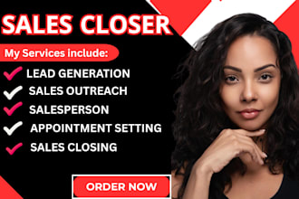 be your high converting sales closer salesperson sales representative sales rep