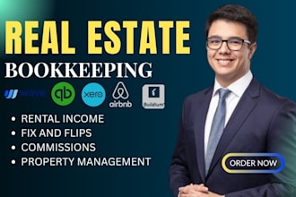 manage property, airbnb, and real estate books using quickbooks, buildium pro
