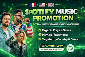 spotify music promotion, spotify album spotify monthly listeners, song promotion