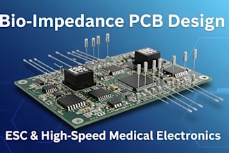 design bio impedance control pcb with esc for high speed medical electronics