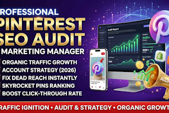 do pinterest seo audit marketing manager account growth strategy organic traffic