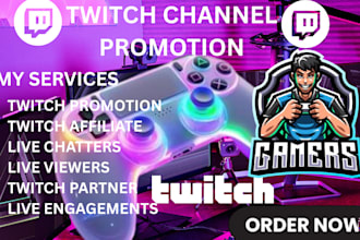 do twitch channel promotion twitch affiliate live viewers
