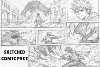 draw comic manga page nsfw manga art comic book illustration cartoon comic book