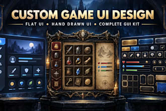 design professional custom UI for your videogame