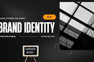 design brand identity, logo, brand style guide and branding kit with brand book