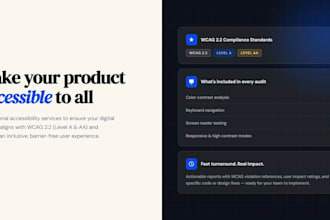 do wcag 22 design review and accessibility testing for web and mobile