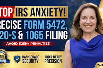 prepare efile form 5472 1040nr pro forma 1120 llc tax return avoid irs penalties
