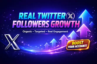 do real twitter x page followers growth