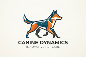 design a cute and professional dog logo