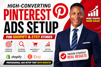 setup profitable pinterest ads for shopify and etsy stores