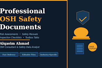 write professional osh safety documents