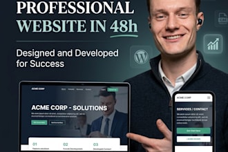 create a professional express website for your business