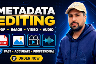 edit metadata for image, video, audio, bulk file re arrangement, digital files