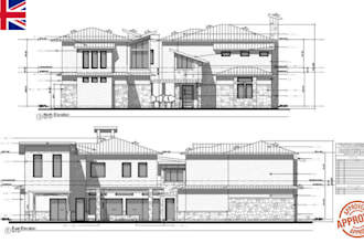 design UK loft conversion drawings for planning permission and building regs