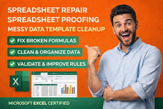 spreadsheet repair spreadsheet proofing messy data template cleanup data audit