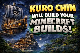build professional minecraft maps spawns castles and houses for your server