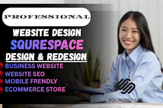 do squarespace website design and redesign squarespace website development